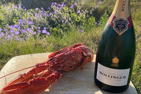 Champagne and lobster?