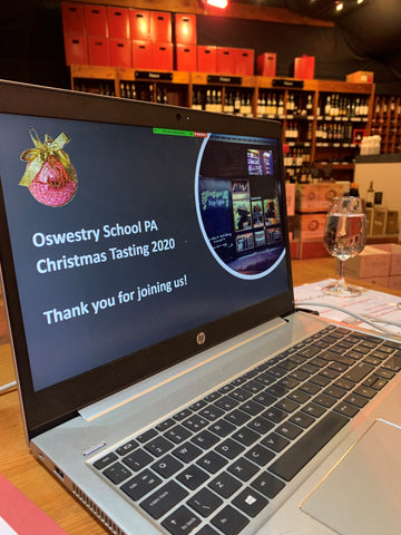 A great virtual tasting with Oswestry School PA