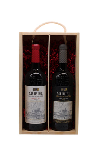 Wooden Gift Box - Rioja Duo